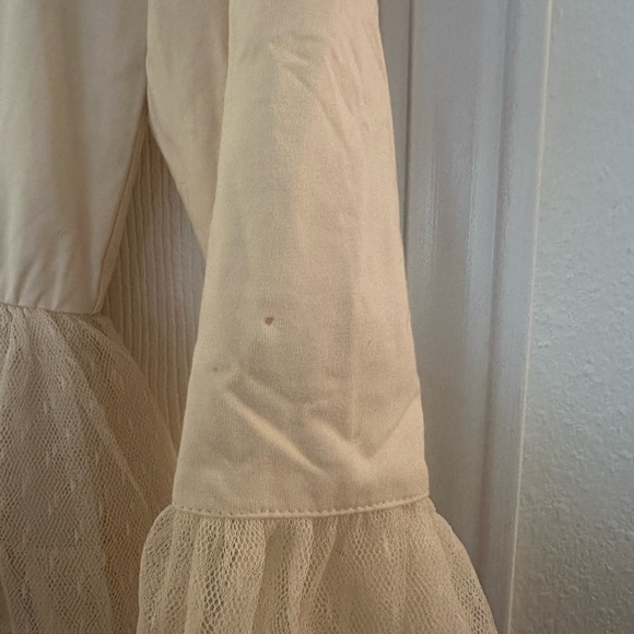 Dainty Jewells Cream Layered Formal Dress - Picture 2 of 3